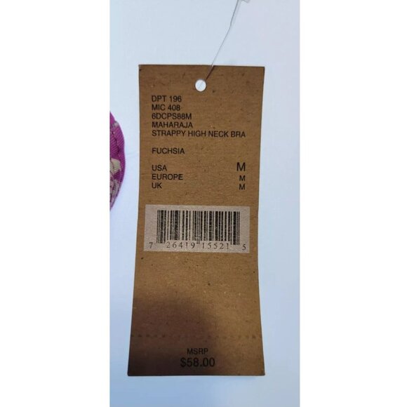 Cremiux Swim Bikini Women Halter Size Medium Bottom High Weist Multicolor - Picture 3 of 11